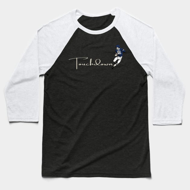 Touchdown Colts! Baseball T-Shirt by Rad Love